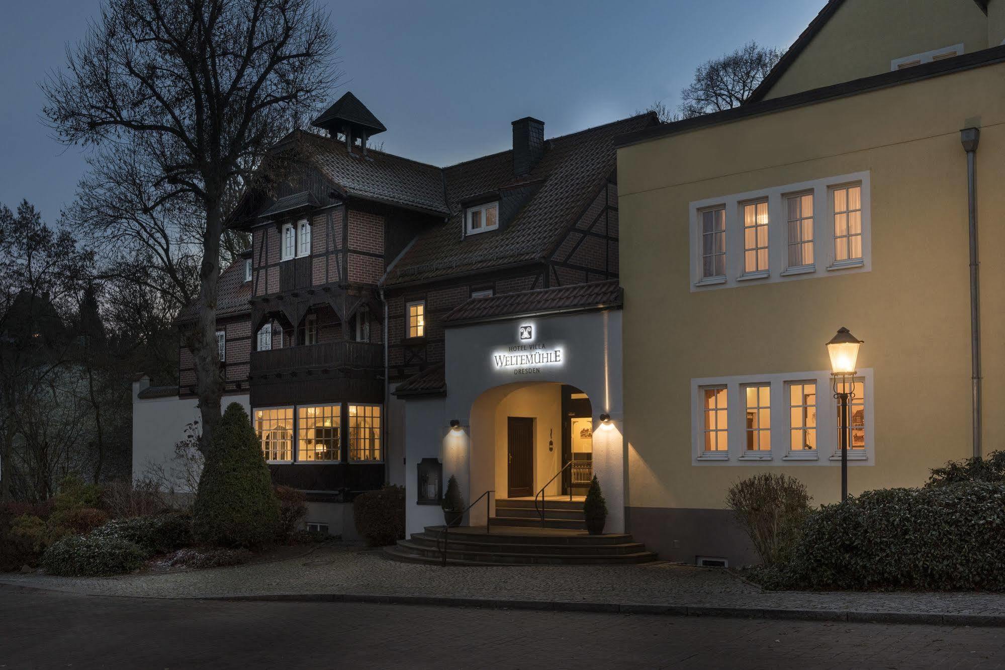 Hotel Villa Weltemuehle Dresden Bagian luar foto